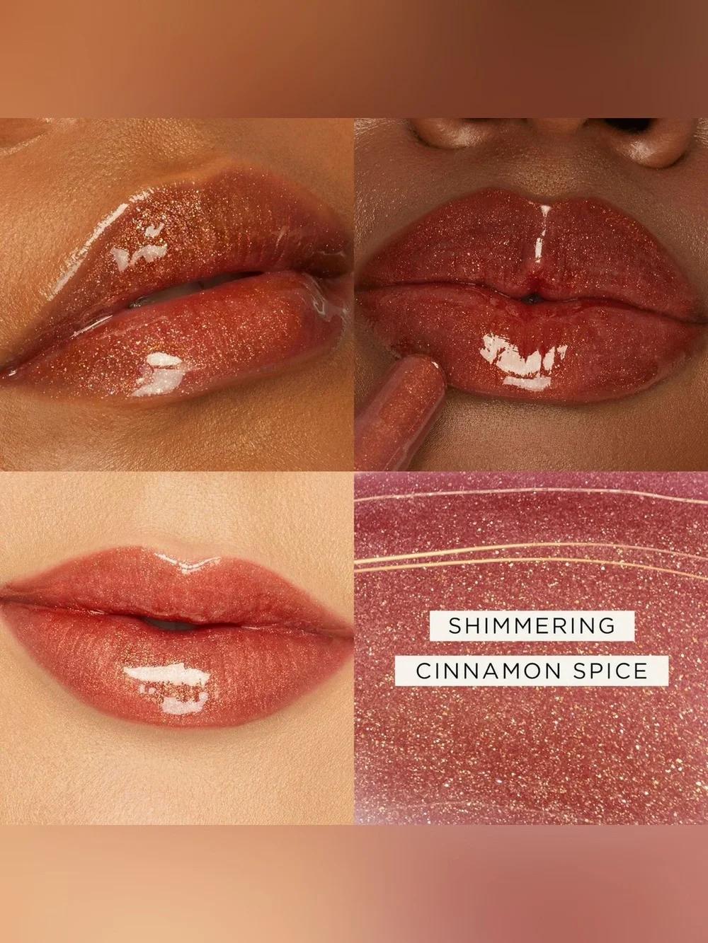 NIB TARTE Maracuja Juicy Lip Vinyl Gloss in Shimmering Cinnamon Spice - Picture 2 of 6